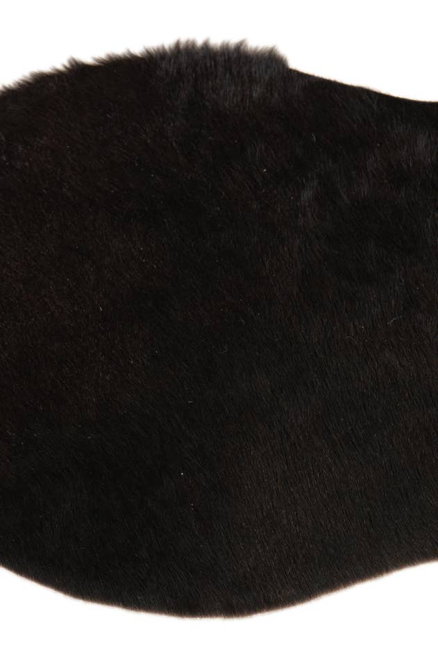 Detail image of 1' 8 x 2' 7 Cowhide Leather Rug