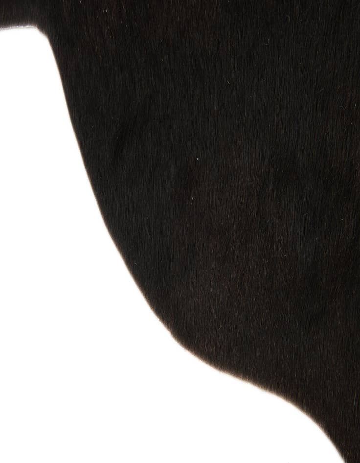 Detail image of 1' 8 x 2' 7 Cowhide Leather Rug