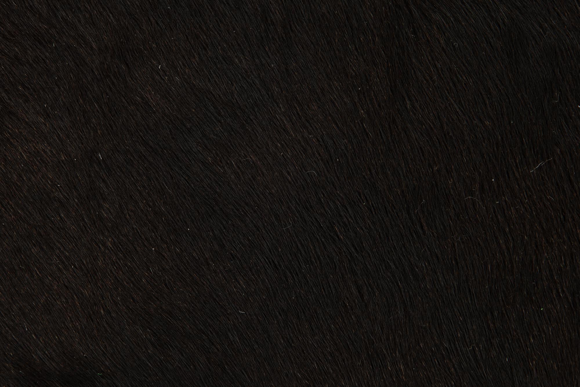 1' 8 x 2' 7 Cowhide Leather Rug