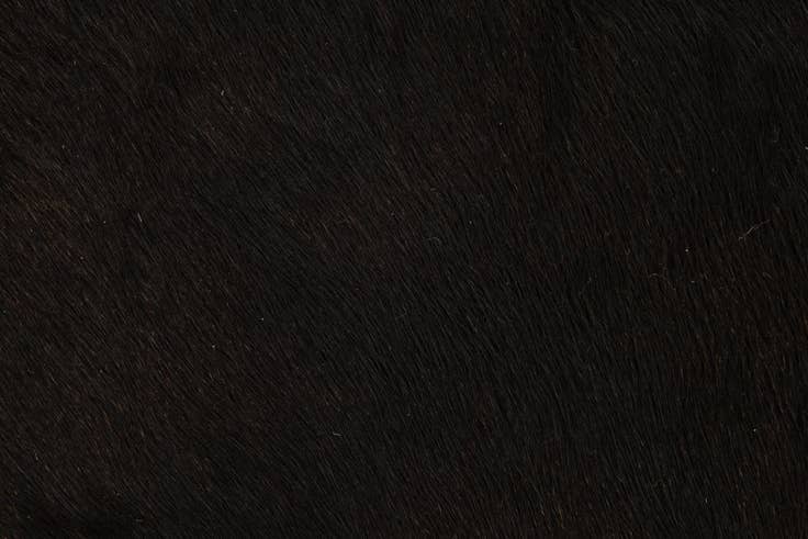Detail image of 1' 8 x 2' 7 Cowhide Leather Rug