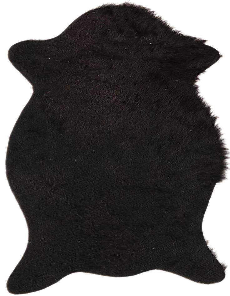 Detail image of 1' 8 x 2' 7 Cowhide Leather Rug