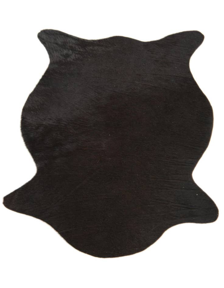 Detail image of 1' 8 x 2' 6 Cowhide Leather Rug