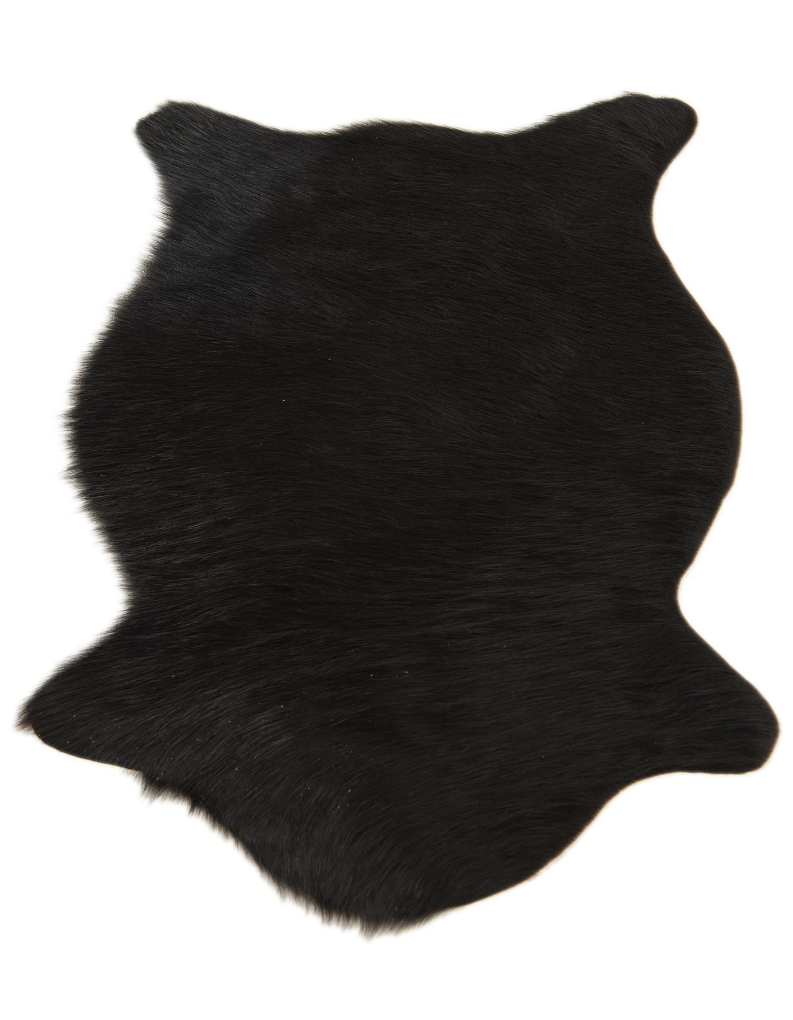 1' 8 x 2' 6 Cowhide Leather Rug