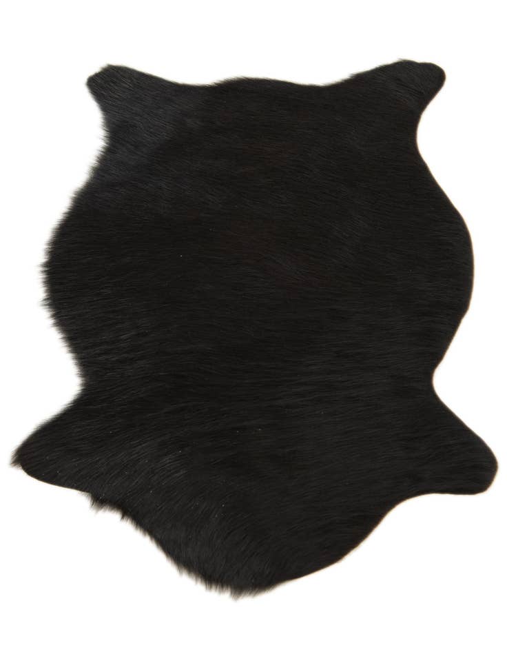 Detail image of 1' 8 x 2' 6 Cowhide Leather Rug