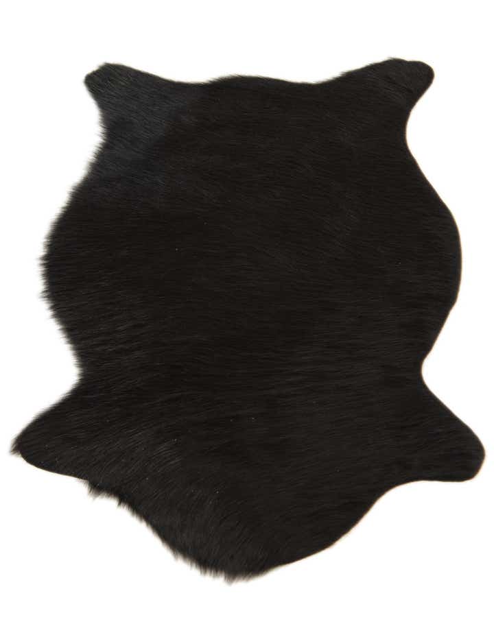 1' 8 x 2' 6 Cowhide Leather Rug