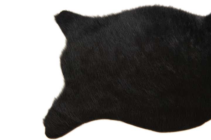 1' 8 x 2' 6 Cowhide Leather Rug