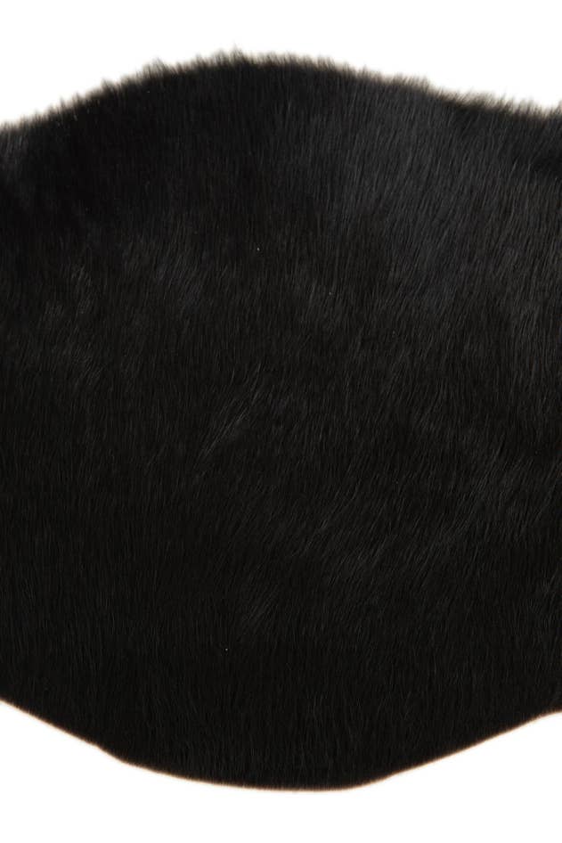 Detail image of 1' 8 x 2' 6 Cowhide Leather Rug
