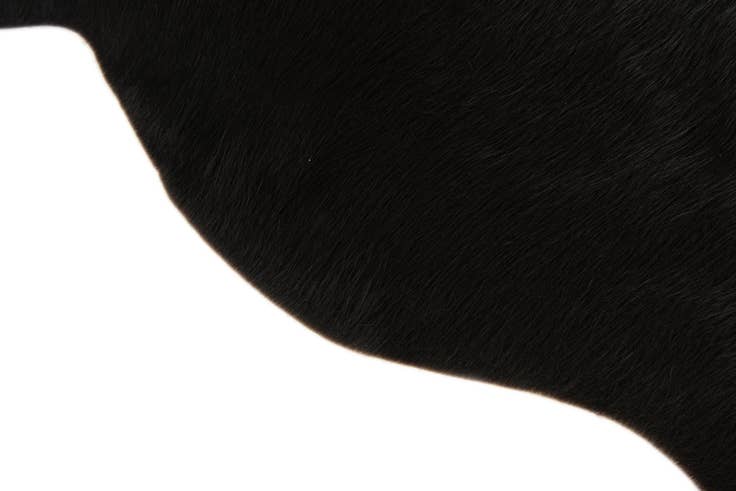 Detail image of 1' 8 x 2' 6 Cowhide Leather Rug