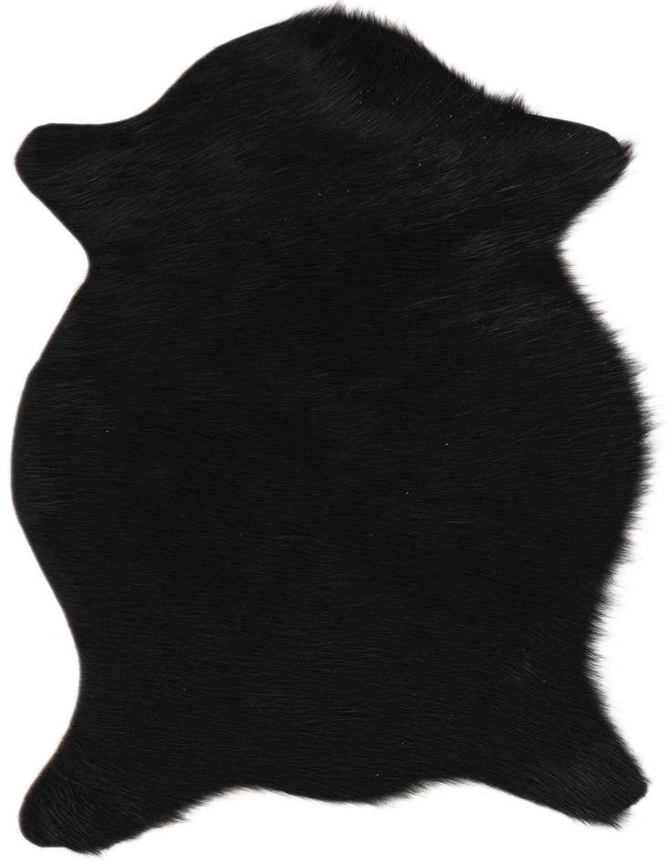 Detail image of 1' 8 x 2' 6 Cowhide Leather Rug