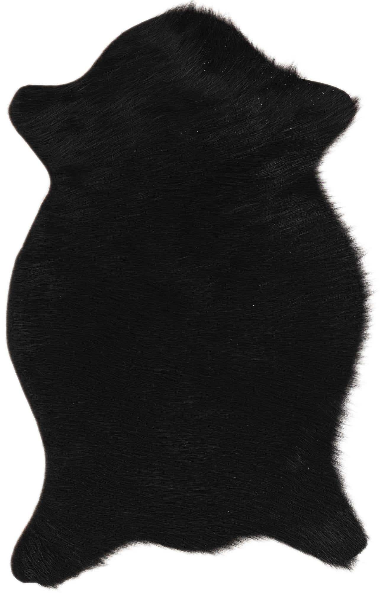 1' 8 x 2' 6 Cowhide Leather Rug