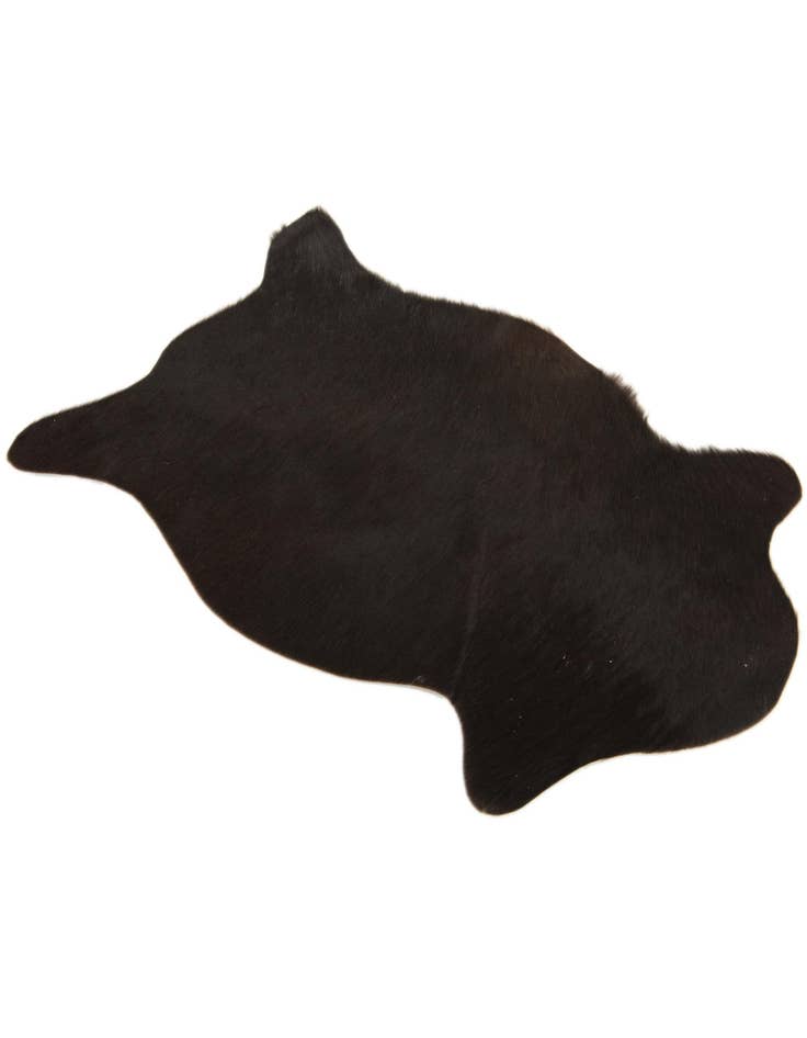 Detail image of 1' 8 x 2' 6 Cowhide Leather Rug