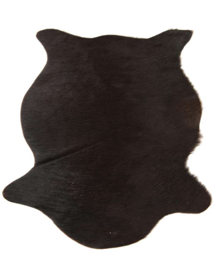 1' 8 x 2' 6 Cowhide Leather Rug