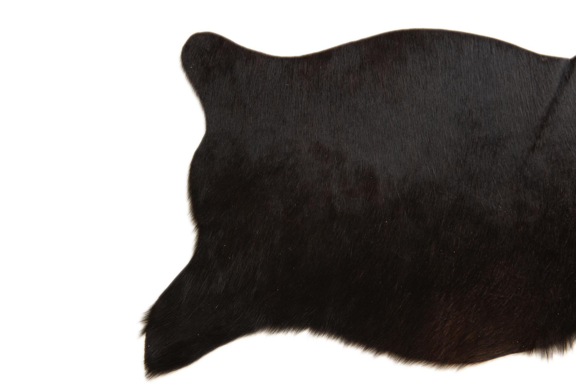 1' 8 x 2' 6 Cowhide Leather Rug