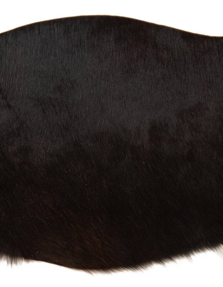 Detail image of 1' 8 x 2' 6 Cowhide Leather Rug