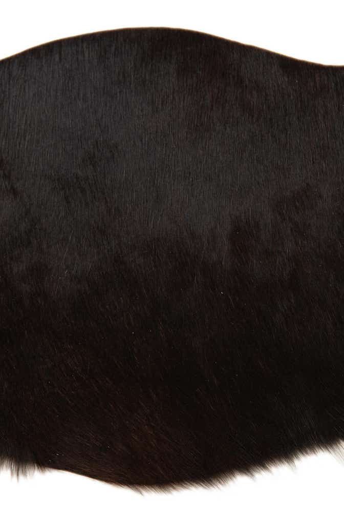 1' 8 x 2' 6 Cowhide Leather Rug