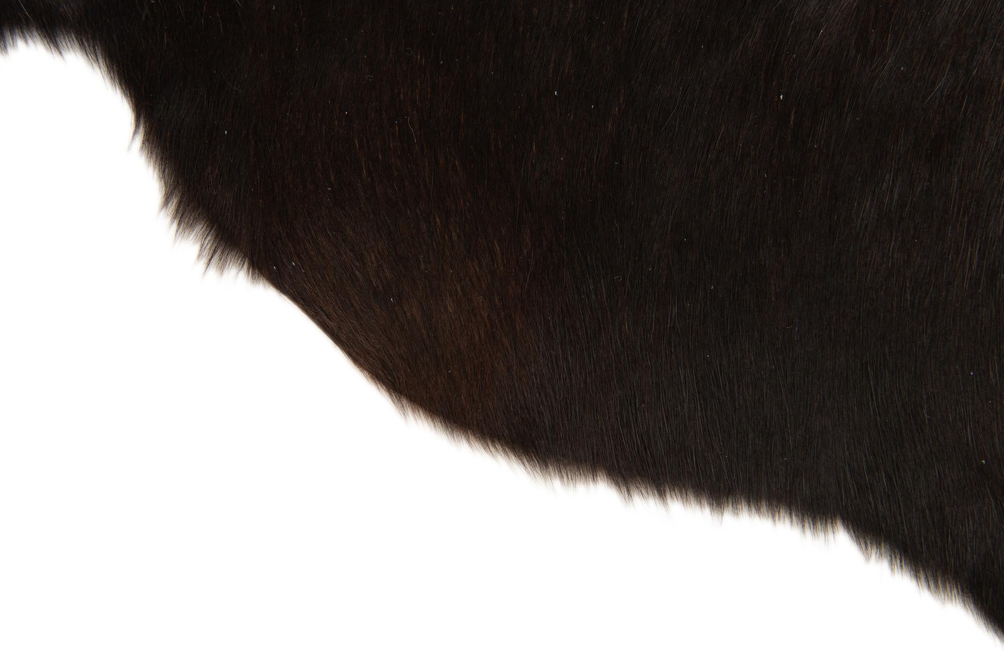 1' 8 x 2' 6 Cowhide Leather Rug