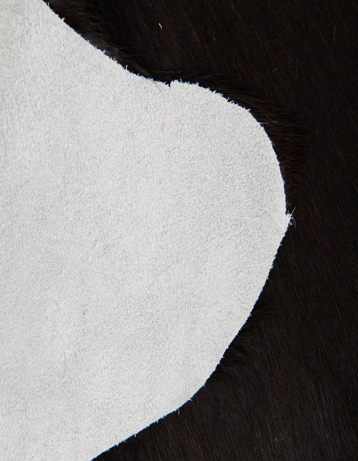 Detail image of 1' 8 x 2' 6 Cowhide Leather Rug