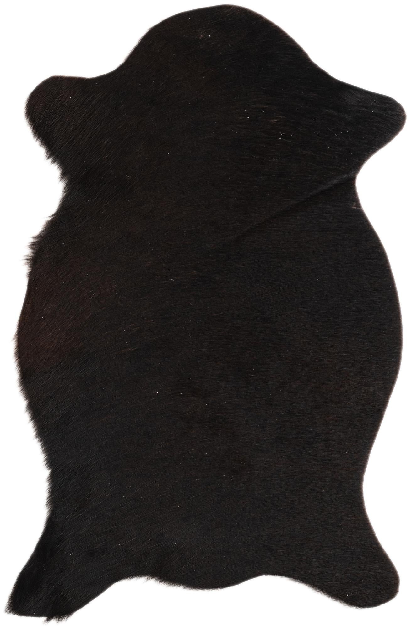 1' 8 x 2' 6 Cowhide Leather Rug