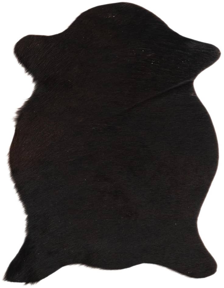Detail image of 1' 8 x 2' 6 Cowhide Leather Rug