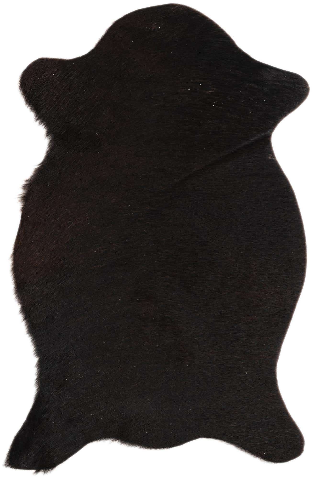 1' 8 x 2' 6 Cowhide Leather Rug