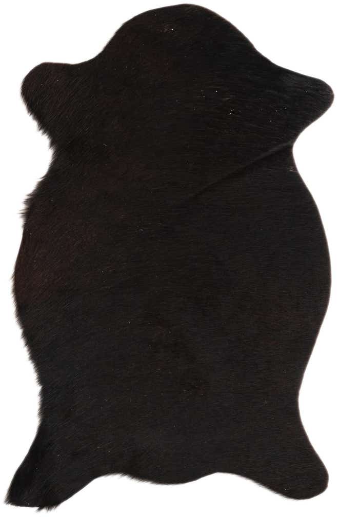 1' 8 x 2' 6 Cowhide Leather Rug