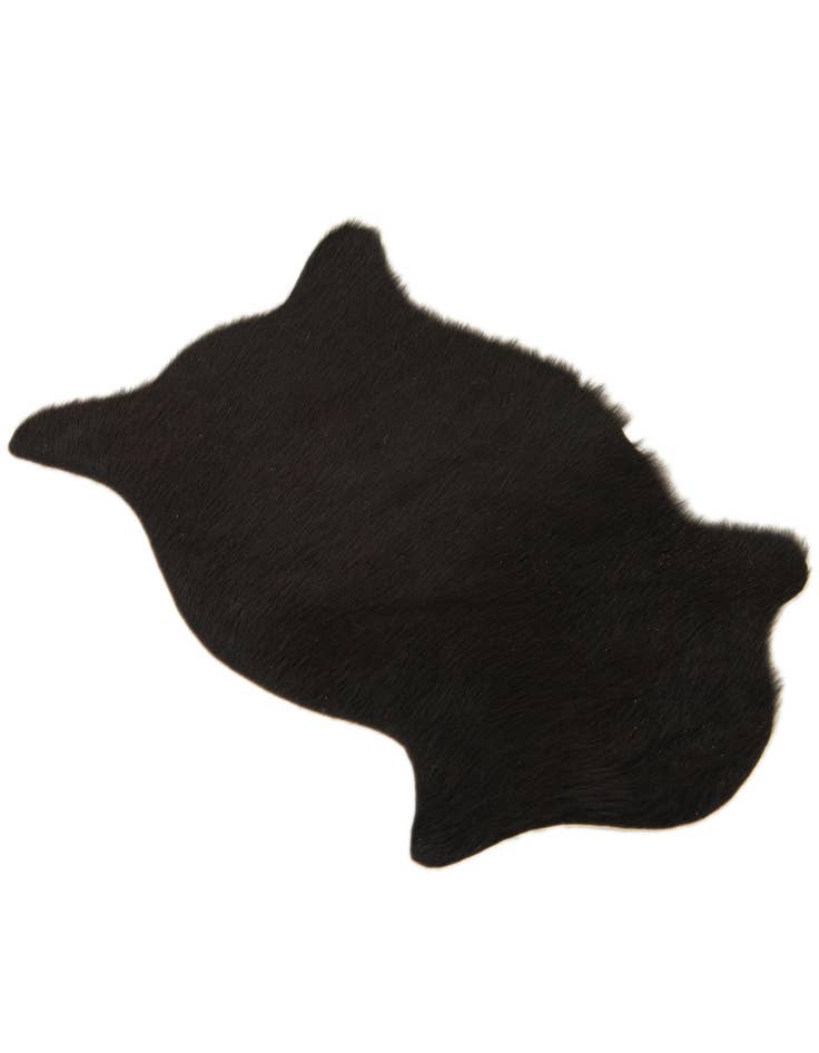Detail image of 1' 8 x 2' 6 Cowhide Leather Rug