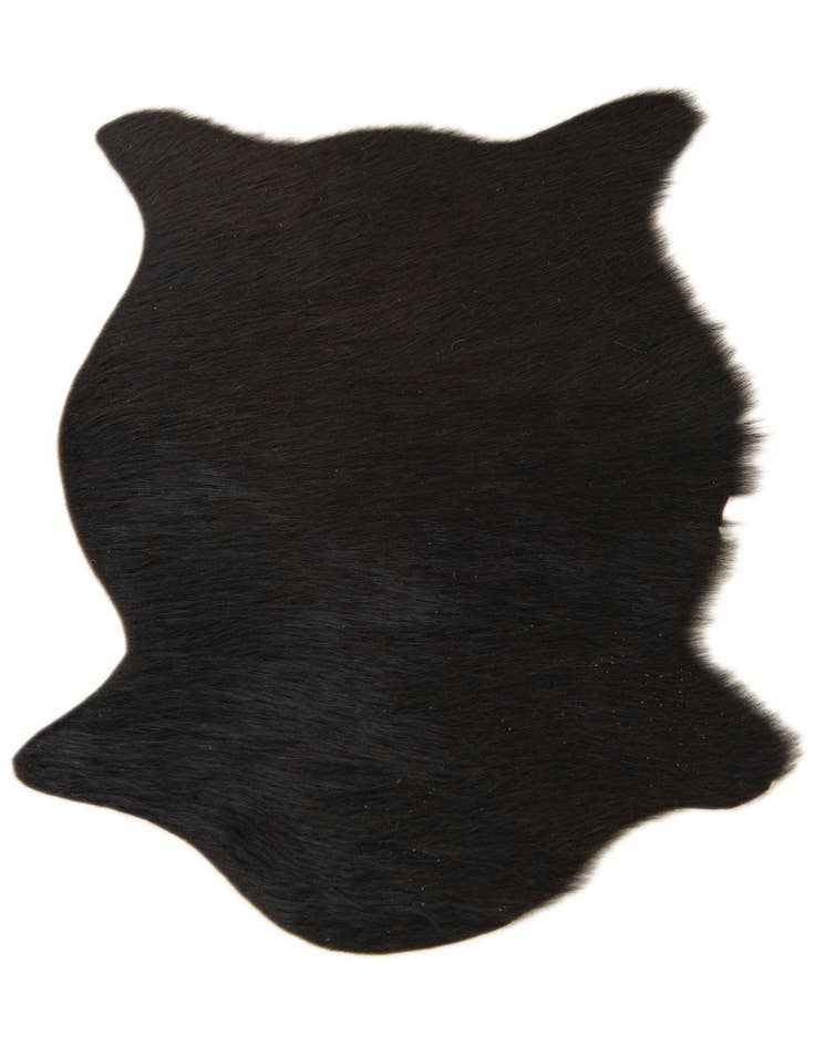 Detail image of 1' 8 x 2' 6 Cowhide Leather Rug
