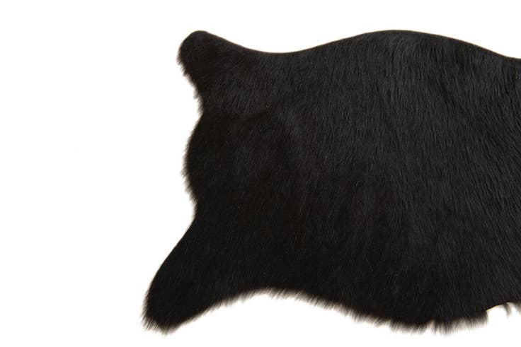Detail image of 1' 8 x 2' 6 Cowhide Leather Rug