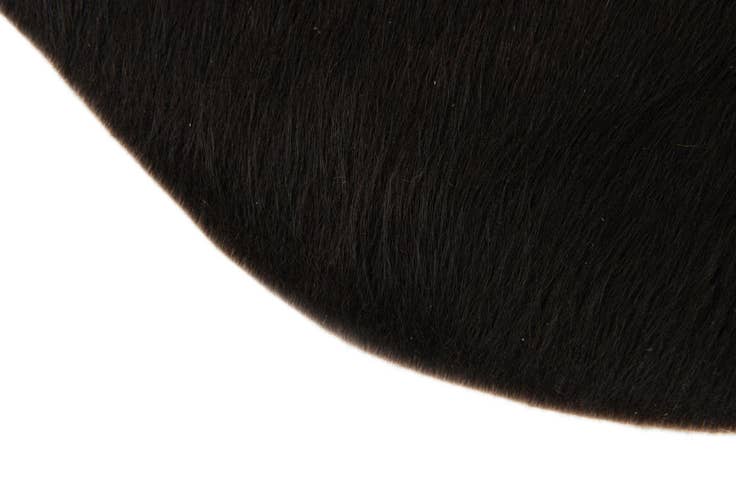 Detail image of 1' 8 x 2' 6 Cowhide Leather Rug