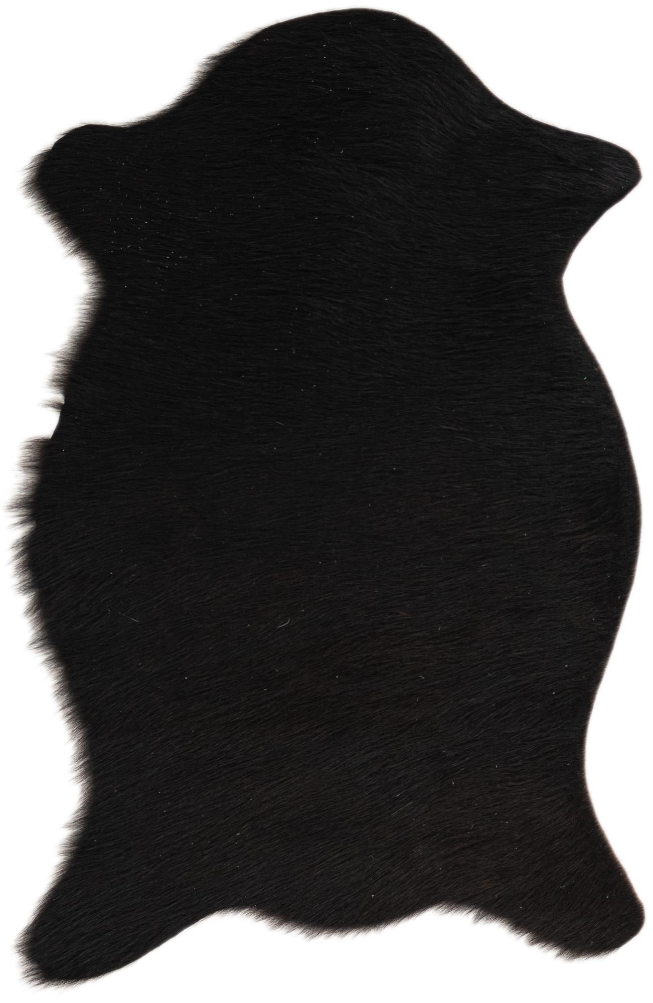 1' 8 x 2' 6 Cowhide Leather Rug