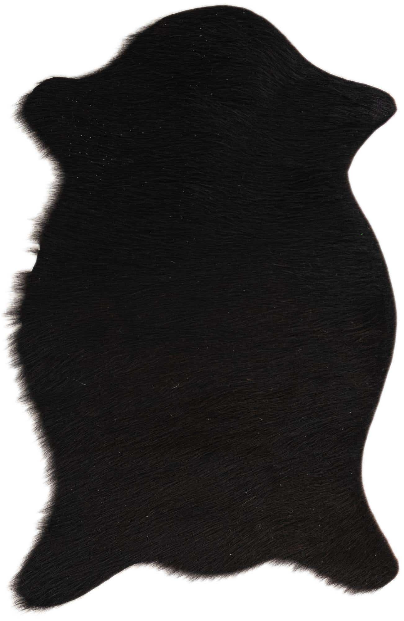 1' 8 x 2' 6 Cowhide Leather Rug