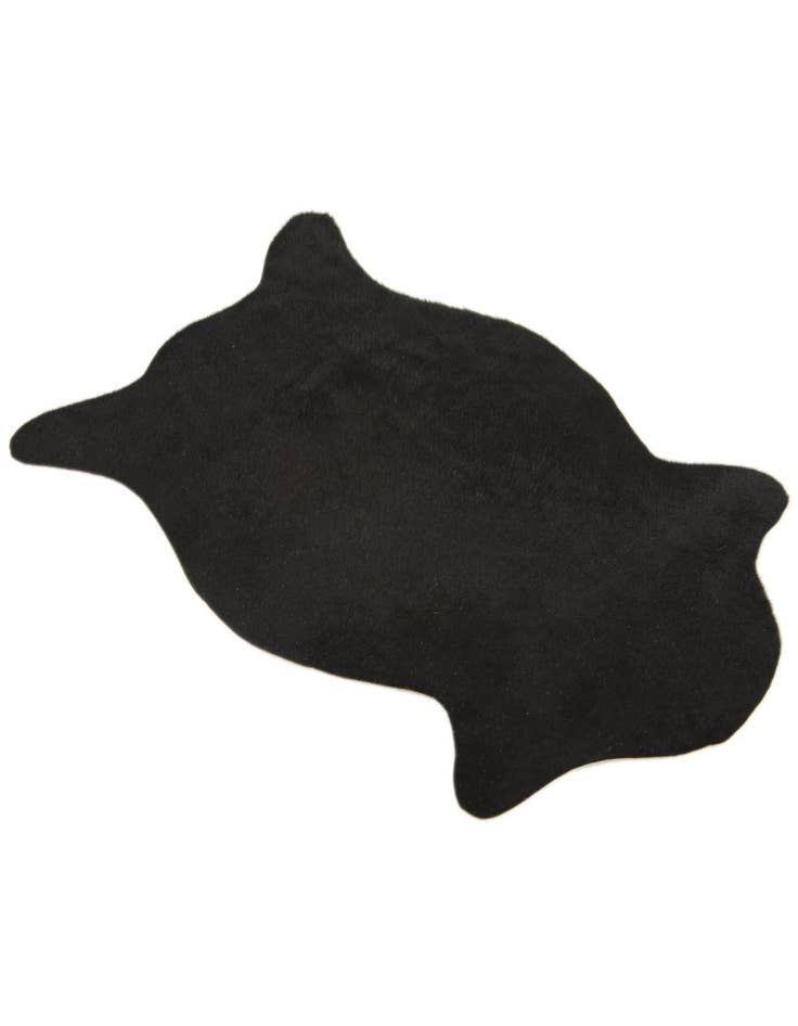 Detail image of 1' 8 x 2' 6 Cowhide Leather Rug