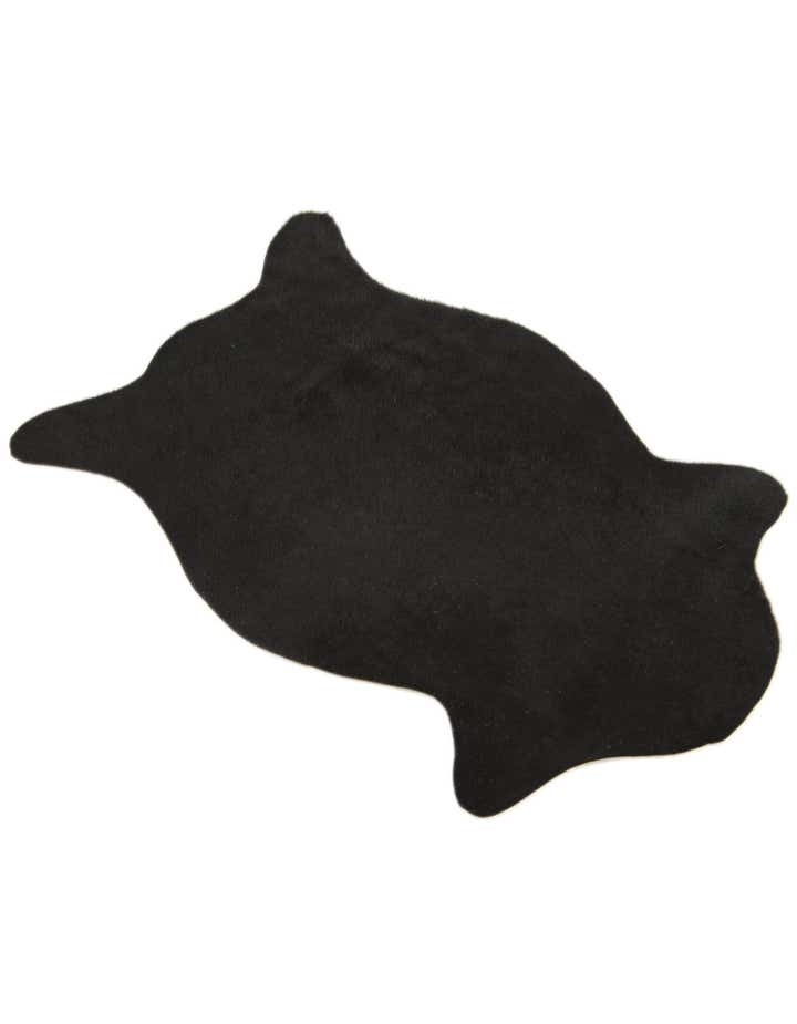 1' 8 x 2' 6 Cowhide Leather Rug