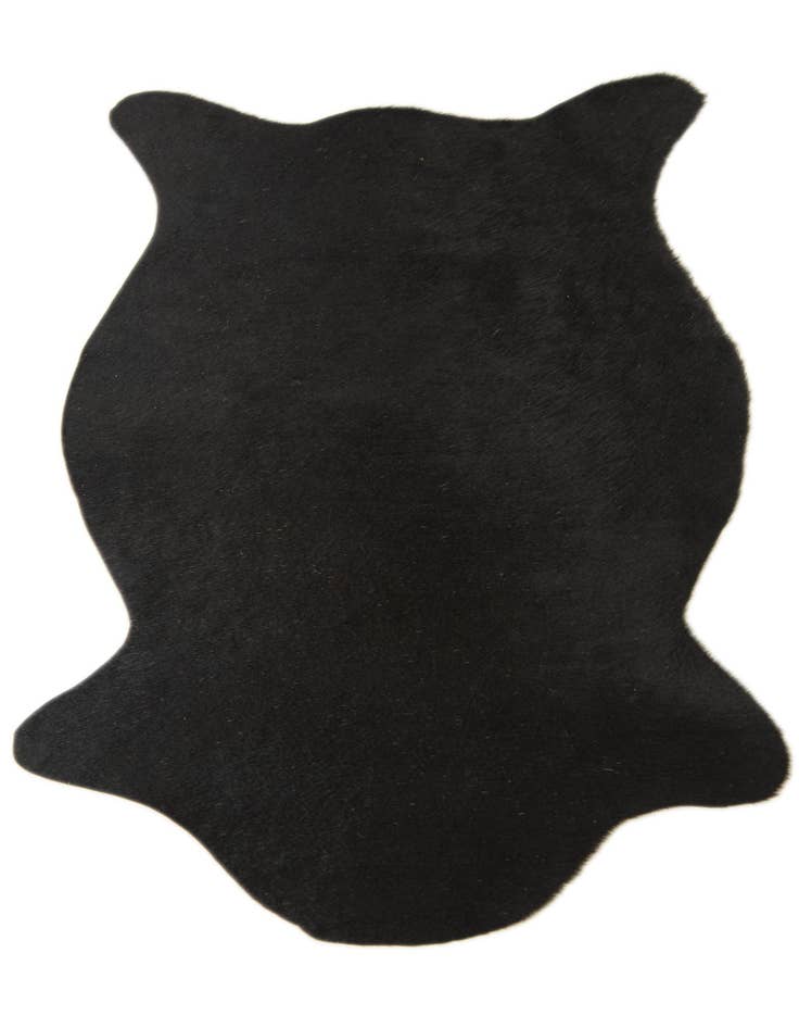 Detail image of 1' 8 x 2' 6 Cowhide Leather Rug