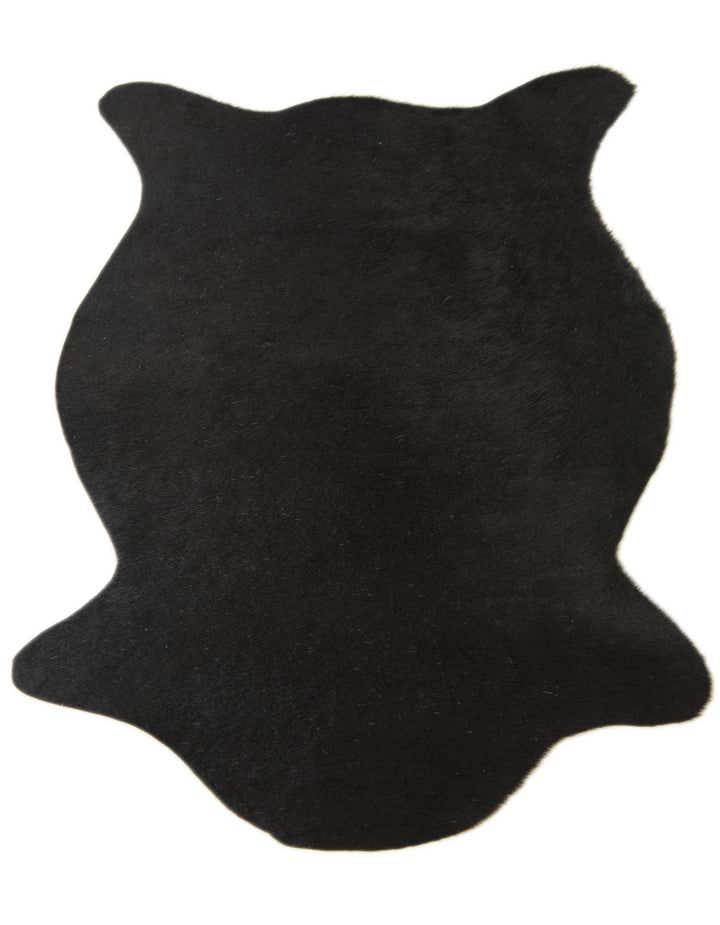 1' 8 x 2' 6 Cowhide Leather Rug