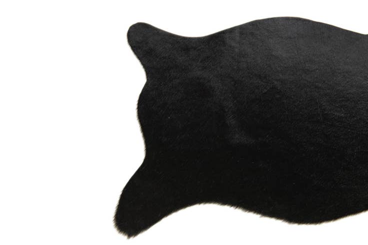 Detail image of 1' 8 x 2' 6 Cowhide Leather Rug