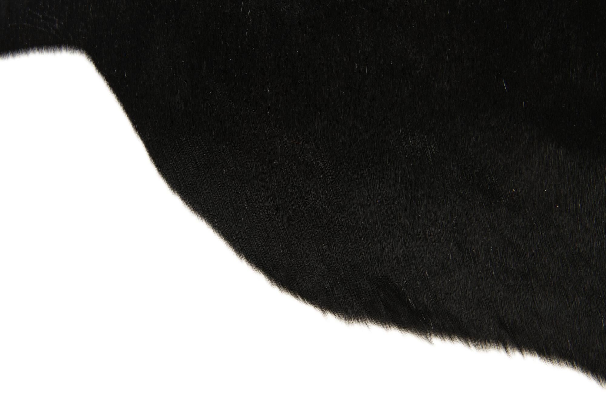 1' 8 x 2' 6 Cowhide Leather Rug