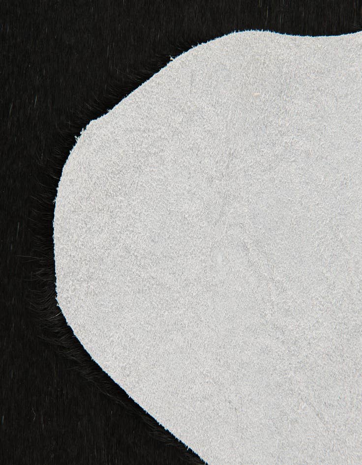 Detail image of 1' 8 x 2' 6 Cowhide Leather Rug