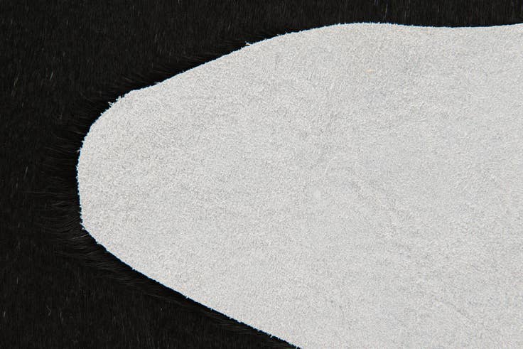 Detail image of 1' 8 x 2' 6 Cowhide Leather Rug