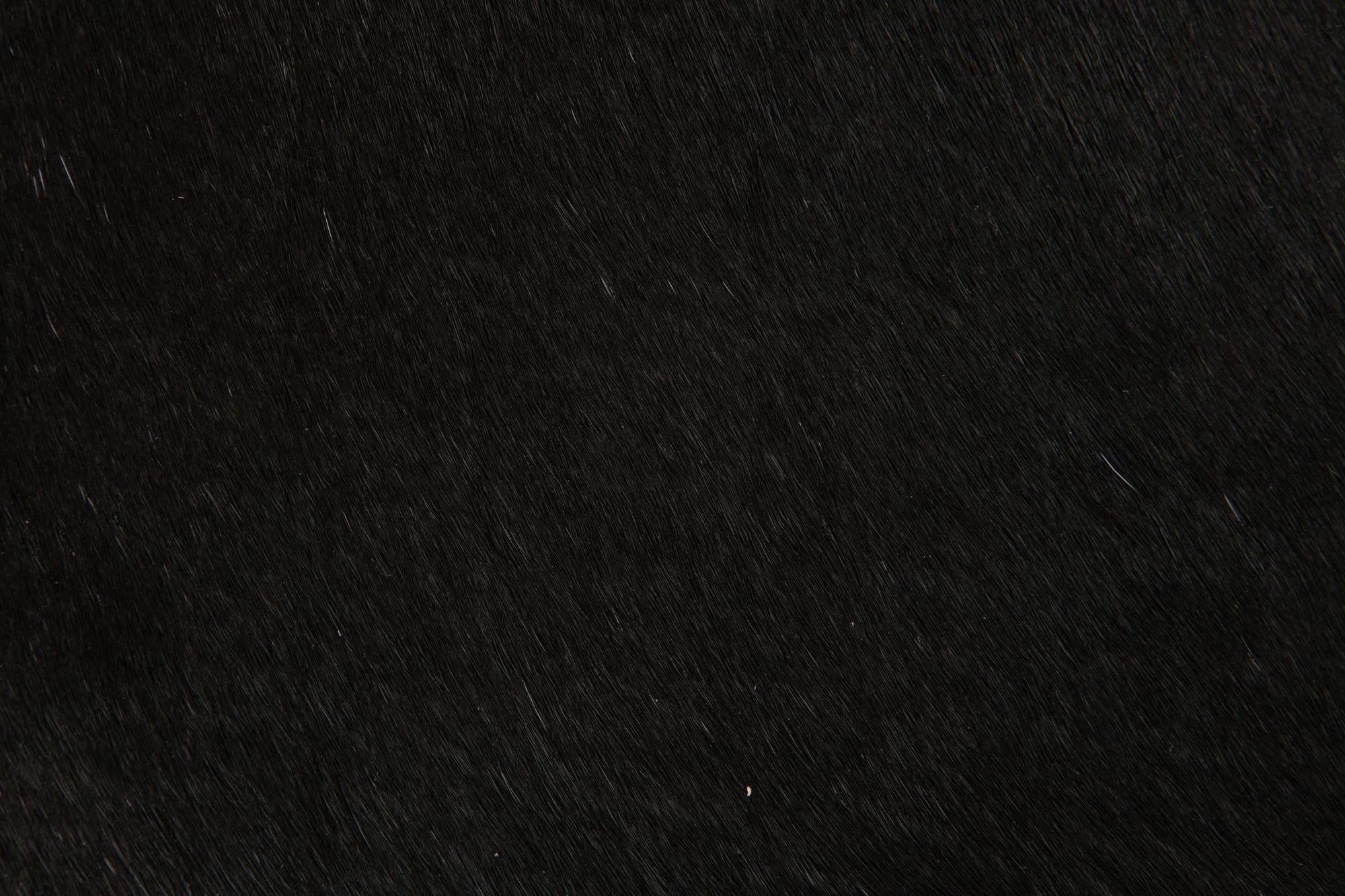 1' 8 x 2' 6 Cowhide Leather Rug