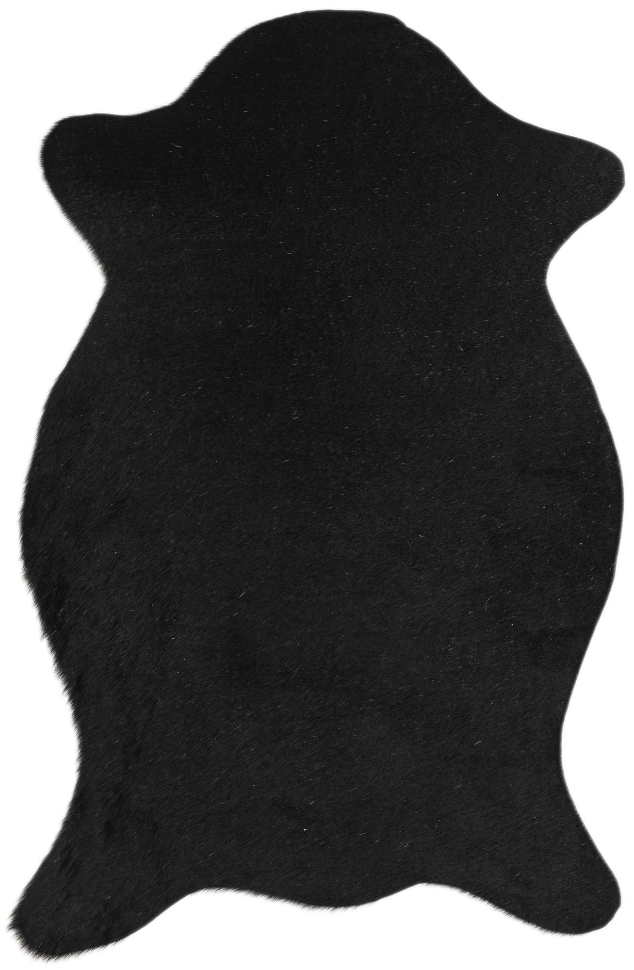 1' 8 x 2' 6 Cowhide Leather Rug