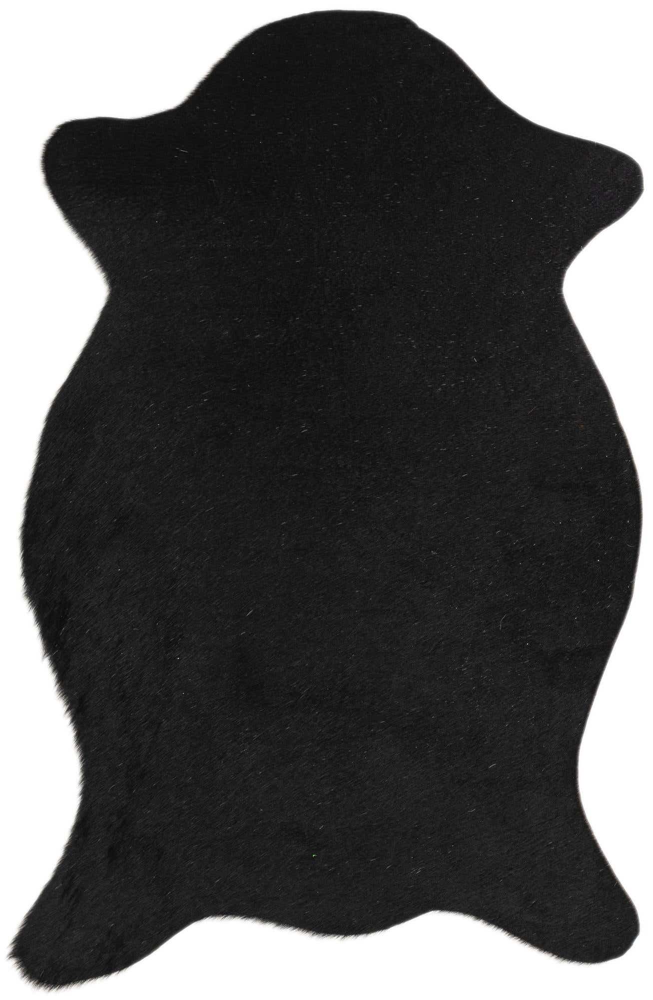 1' 8 x 2' 6 Cowhide Leather Rug