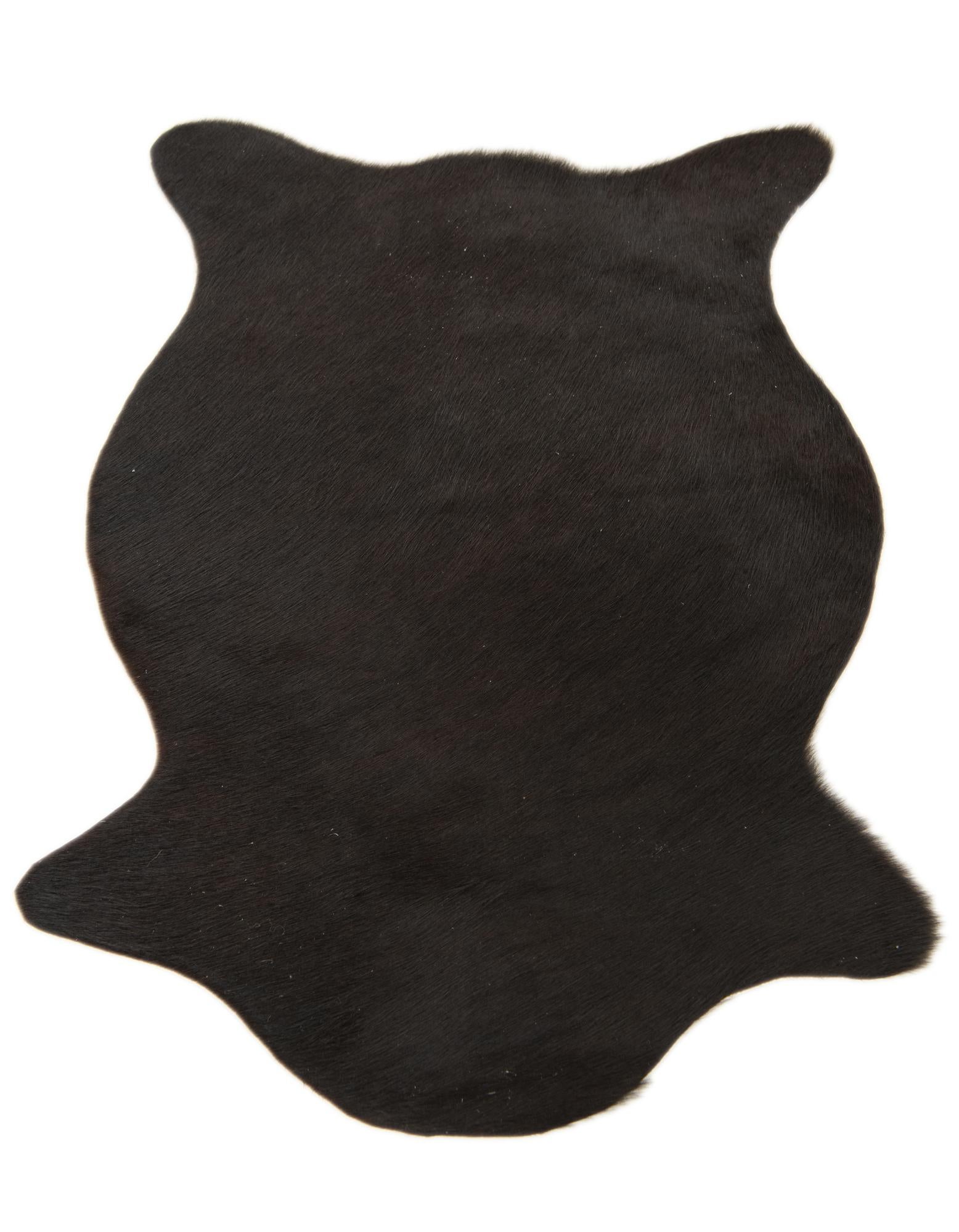1' 8 x 2' 6 Cowhide Leather Rug