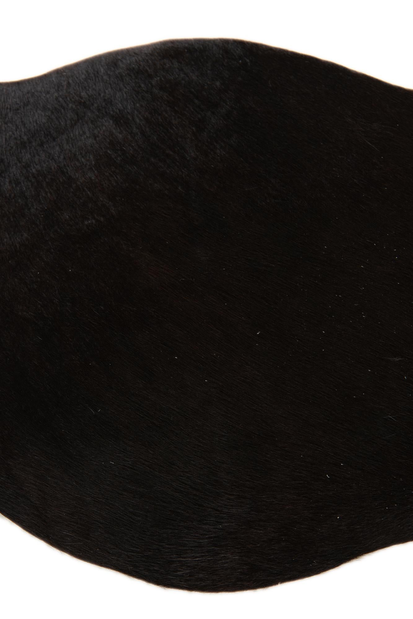 1' 8 x 2' 6 Cowhide Leather Rug