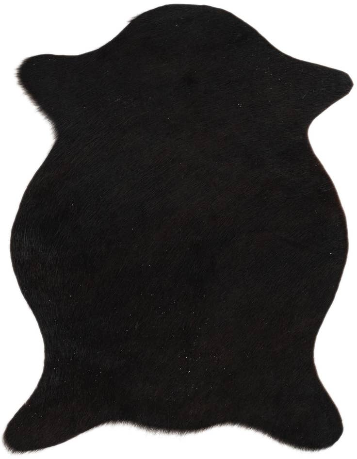 Detail image of 1' 8 x 2' 6 Cowhide Leather Rug