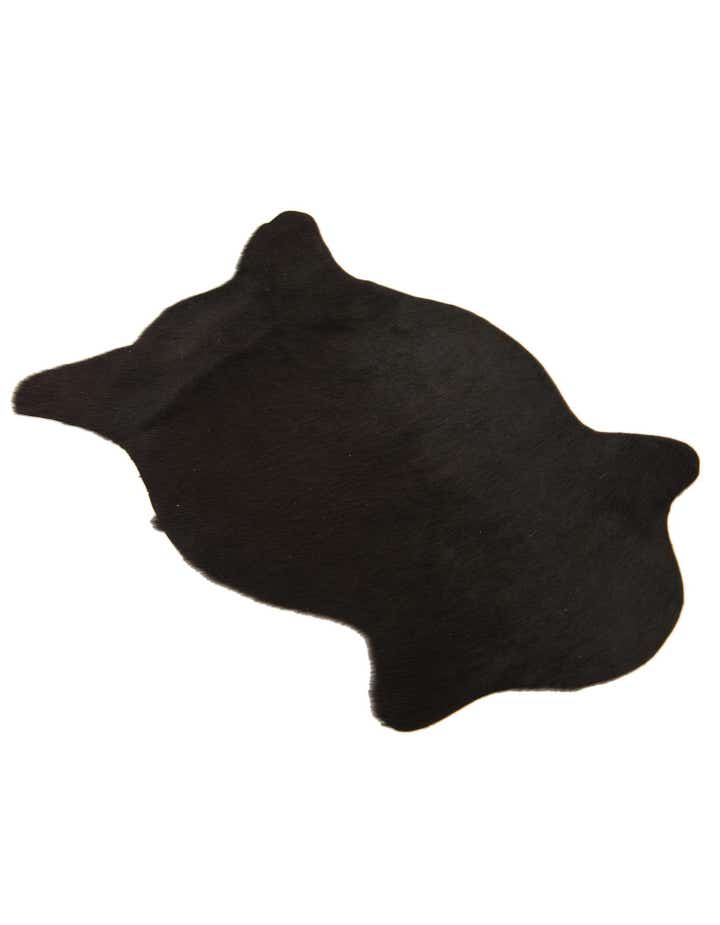 1' 8 x 2' 6 Cowhide Leather Rug