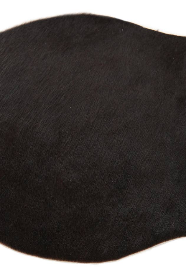 Detail image of 1' 8 x 2' 6 Cowhide Leather Rug
