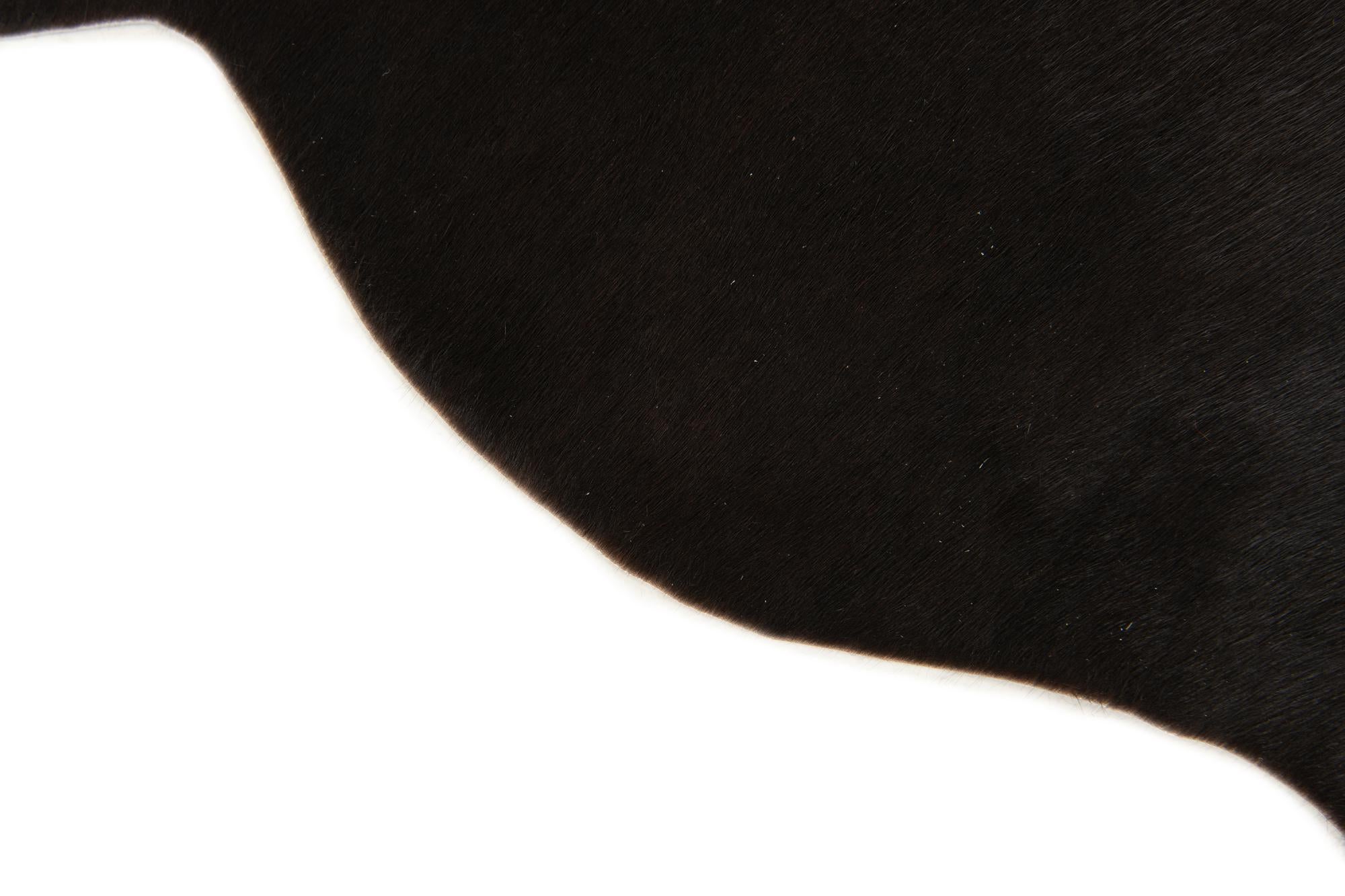 1' 8 x 2' 6 Cowhide Leather Rug