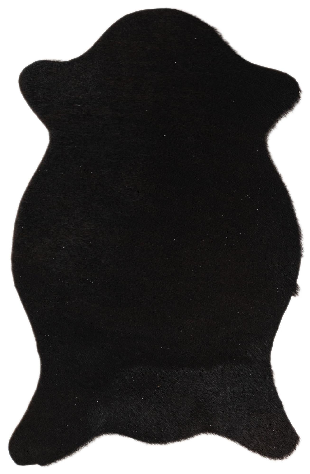 1' 8 x 2' 6 Cowhide Leather Rug