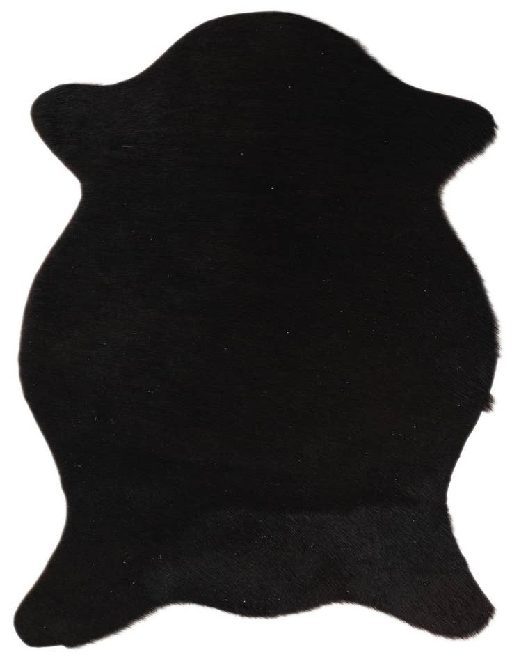 Detail image of 1' 8 x 2' 6 Cowhide Leather Rug